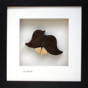 Love Birds - Square frame